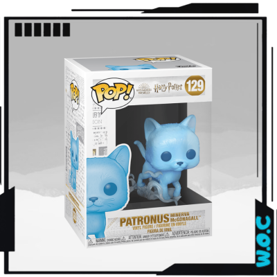 Funko Pop Patronus Minerva McGonagall Harry Potter 129 embalagem branca