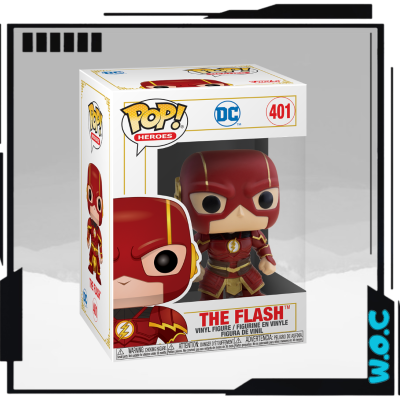 Figura de vinil Funko Pop! The Flash na caixa