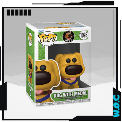 Figura Funko Pop! DUG WITH MEDAL de vinil na caixa