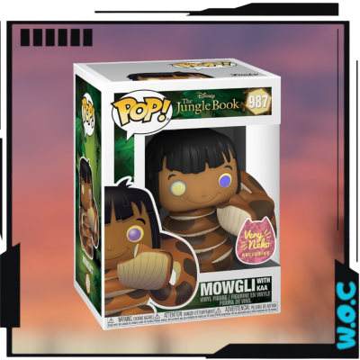 Funko Pop! Mowgli e Kaa da Disney Jungle Book em caixa