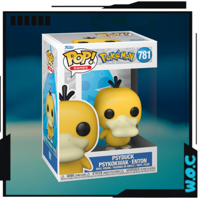 Figura Funko Pop! Psyduck Pokémon na embalagem original