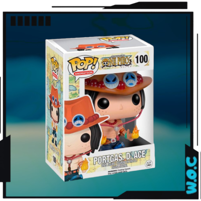 Figura Funko Pop! Portgas D. Ace One Piece na caixa