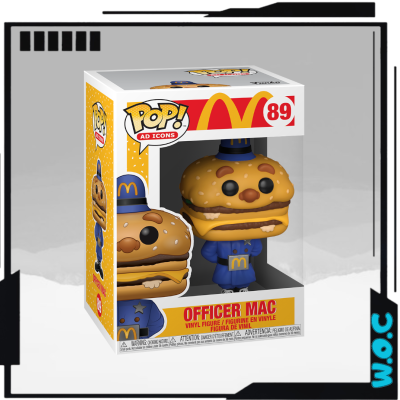 Figura de vinil Funko Pop! Ad Icons OFFICER MAC em caixa