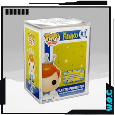 Estojo protetor plástico transparente para figuras Funko Pop! Stacks