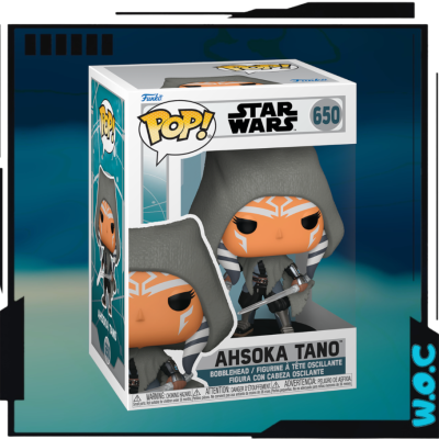 Boneco Funko Pop! Star Wars Ahsoka Tano nº 650 em caixa original