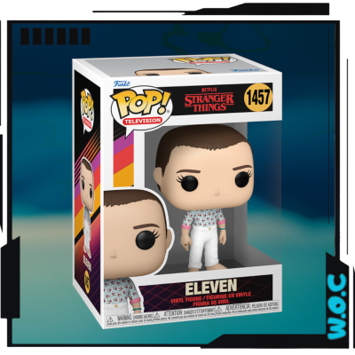 Figura Funko Pop! Eleven de Stranger Things na caixa.