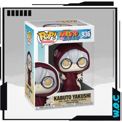 Figura Funko Pop! de Kabuto Yakushi de Naruto Shippuden na caixa original.