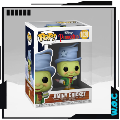 Figura Funko Pop! Jiminy Cricket em caixa de embalagem