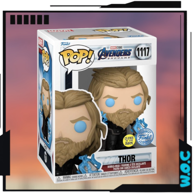 Figura Funko Pop! Thor Avengers Endgame na caixa