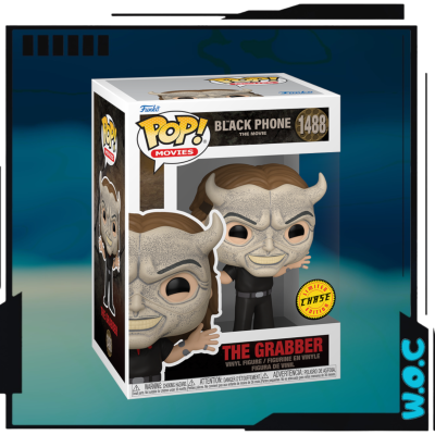 Funko Pop The Grabber do filme Black Phone na embalagem original