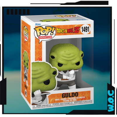 Figura de vinil Guldo Dragon Ball Z Funko Pop! na caixa