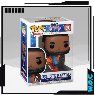 Figura Funko Pop LeBron James Space Jam: A New Legacy em caixa