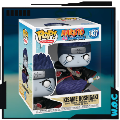 Figura Funko Pop Naruto Shippuden Kisame Hoshigaki na caixa.