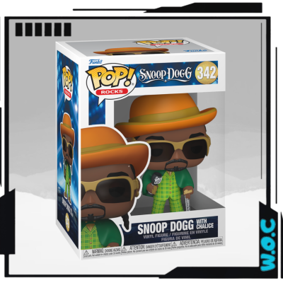Figura Funko Pop Snoop Dogg de vinil na caixa oficial com número 342