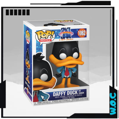 Figura Funko Pop Daffy Duck de Space Jam na embalagem