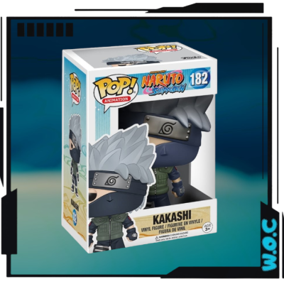 Figura de vinil Pop! Animation Kakashi Naruto Shippuden na caixa