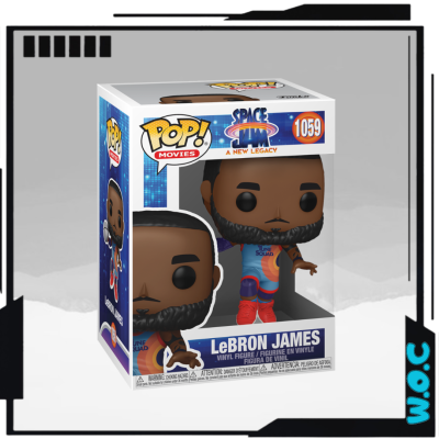 Funko Pop! LeBron James Space Jam A New Legacy número 1059 na caixa