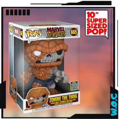 Figura Funko Pop! Marvel Zombies Zombie The Thing na caixa original