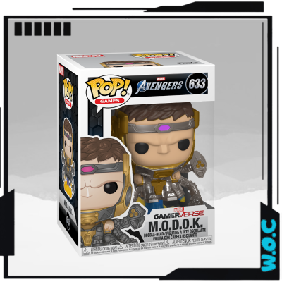 Embalagem Funko Pop Avengers 633 M.O.D.O.K.