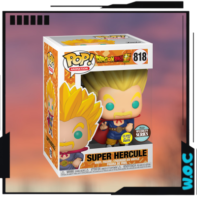 Figura Funko Pop! Super Hercule Dragon Ball Z na caixa
