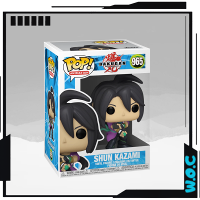 Figura Pop! Animation em vinil Shun Kazami Bakugan na caixa
