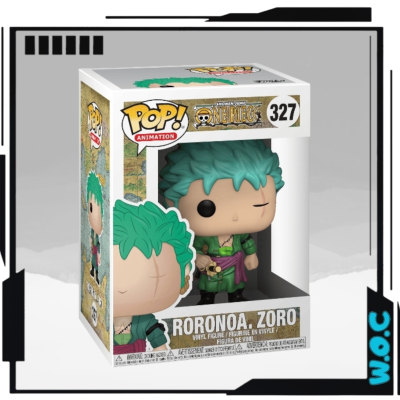 Funko Pop! Roronoa Zoro One Piece figura em caixa
