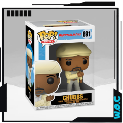 Figura Funko Pop! Chubbs de Happy Gilmore na caixa.