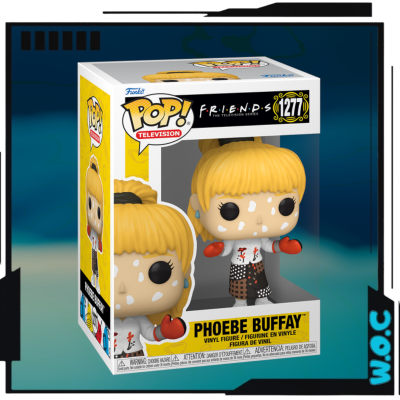 Figura Funko Pop! Phoebe Buffay Friends 1277 na embalagem