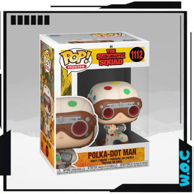 Figura Funko Pop Polka-Dot Man na embalagem