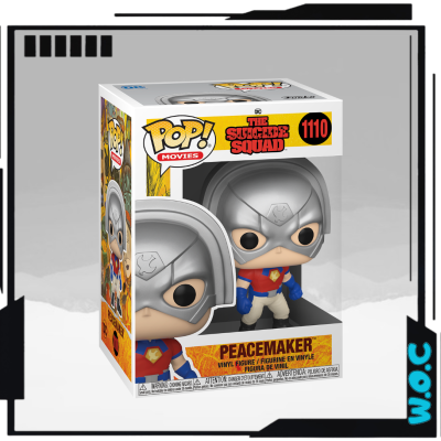 Figura Funko Pop! Peacemaker em embalagem do filme The Suicide Squad