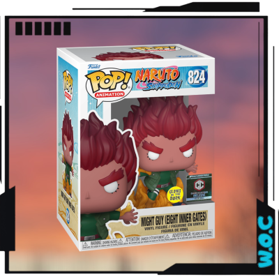 Funko POP! Naruto Shippuden Might Guy em caixa