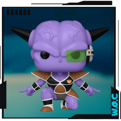 Figura Funko Pop personagem roxo com chifres e armadura