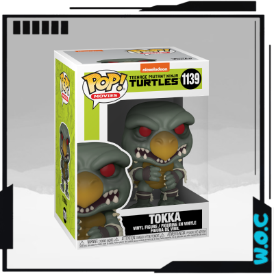 Figura de vinil Tokka da Teenage Mutant Ninja Turtles na caixa original