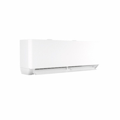 Ar condicionado branco de parede com design minimalista