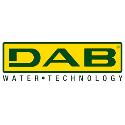 Logótipo DAB com texto 'WATER TECHNOLOGY'
