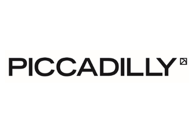 Logótipo da marca PICCADILLY em preto