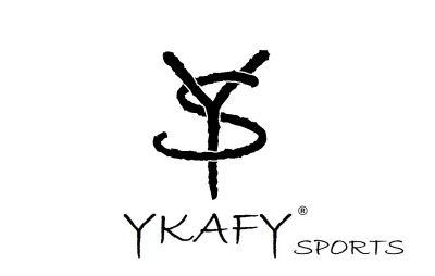 Logótipo YKAFY SPORTS preto sobre fundo branco