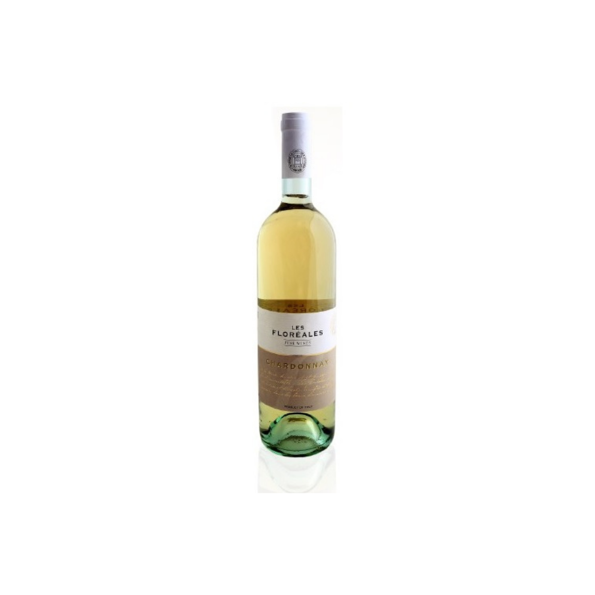 Vinho Branco Les Floréales Chardonnay Mevushal 750ml Garrafas de vinho branco Les Floreales Chardonnay