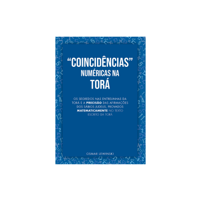 Capa de livro azul com título em branco e números decorativos