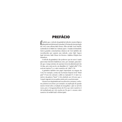 Página de livro com título 'PREFÁCIO' e texto em português sobre quiromancia