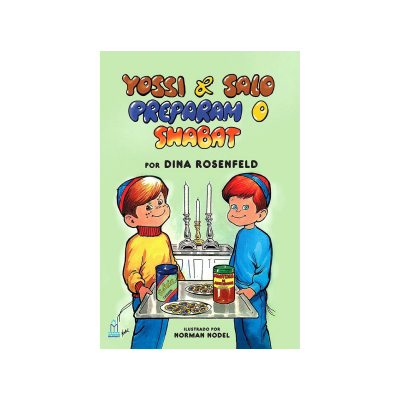 Capa de livro infantil com duas crianças e velas acesas