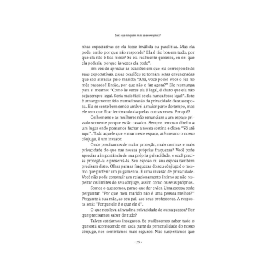 Página de livro com texto em português e número de página 25