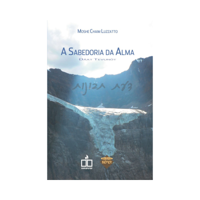 Capa de livro 'A SABEDORIA DA ALMA' com fundo de rochas e gelo
