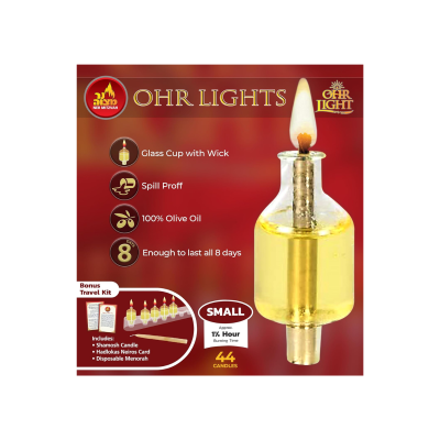 Embalagem do óleo de lâmpada OHR LIGHTS com descrição e imagem do produto