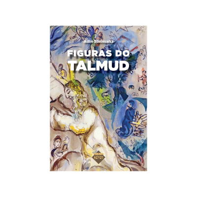Capa de livro ilustrada com título FIGURAS DO TALMUD