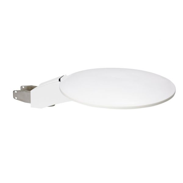 Antena TRIAX UFO 150 LTE protegida Suporte de parede branco com base circular para fixação