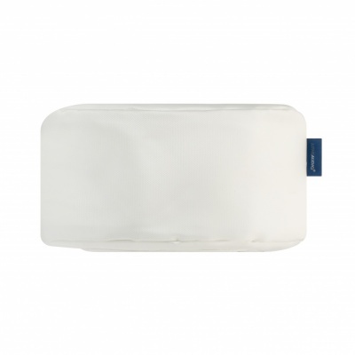 Almofada branca retangular com etiqueta azul TEMPUR