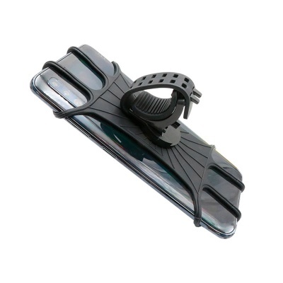 Acessório preto de plástico para veículo com alça ajustável e presilhas