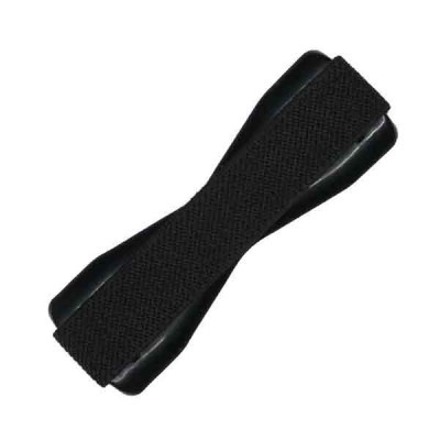 Cinta elástica preta com fecho de velcro