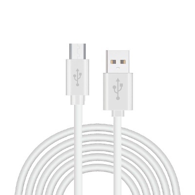 Cabo USB tipo A para USB tipo C branco